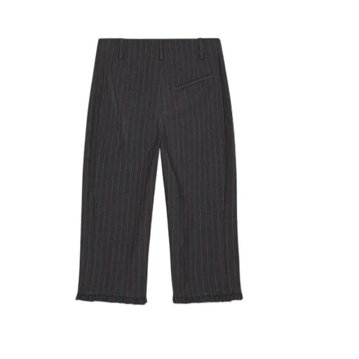 Ganni Pinstriped Capri Trousers