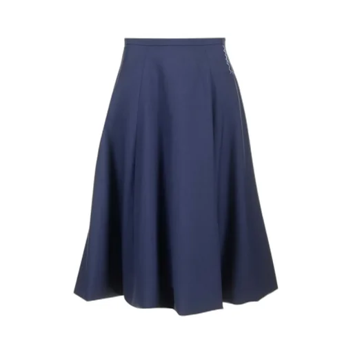 Wool Midi Skirt
