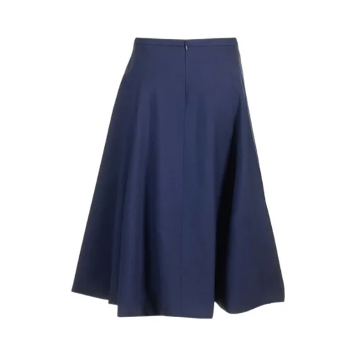 Wool Midi Skirt