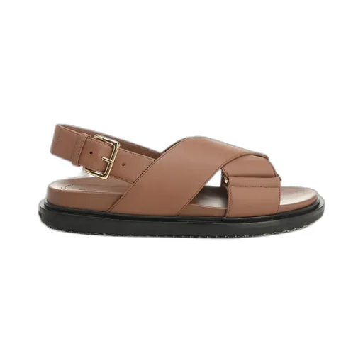 Brown Leather Fussbett