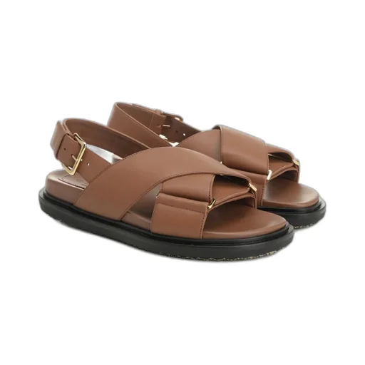 Brown Leather Fussbett