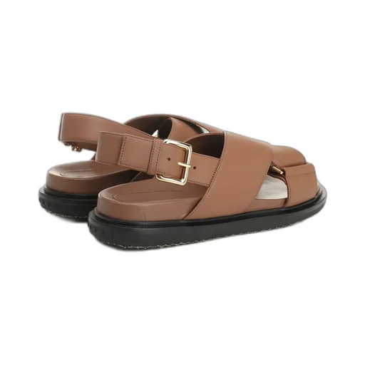 Brown Leather Fussbett