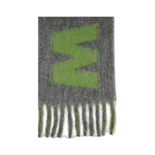 Striped Fringed Scarf