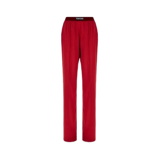 Label Stretch Casual Pants