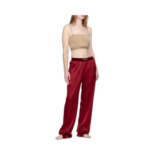 Label Stretch Casual Pants