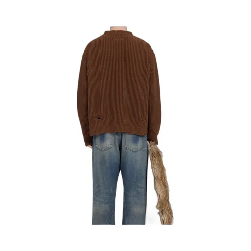 Mm6 Maison Margiela Knitted Distressed Jumper