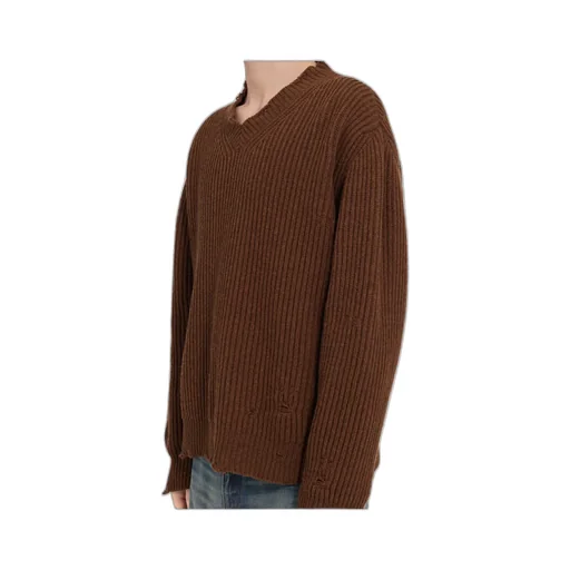 Mm6 Maison Margiela Knitted Distressed Jumper