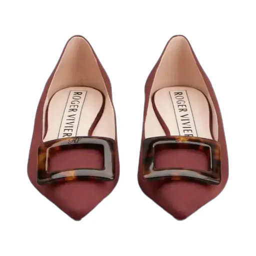 Roger Vivier Pointed Toe Flat Shoes