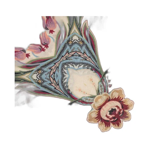 Etro Patterned Frayed Edge Scarf