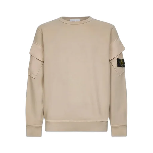 Stone Island Logo Patch Crewneck Sweatshirt