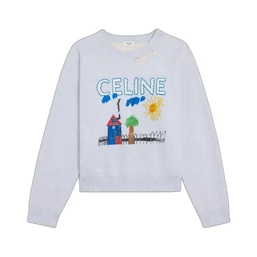 Regular Sweatshirt In Cotton Fleece