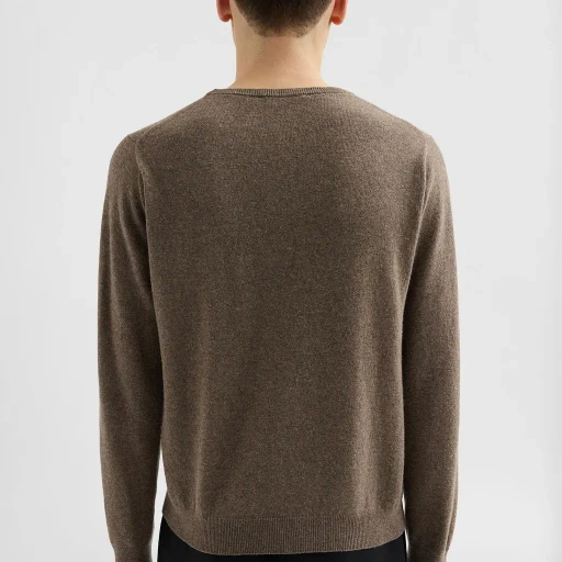 Wool Blend Crew-Neck Sweater