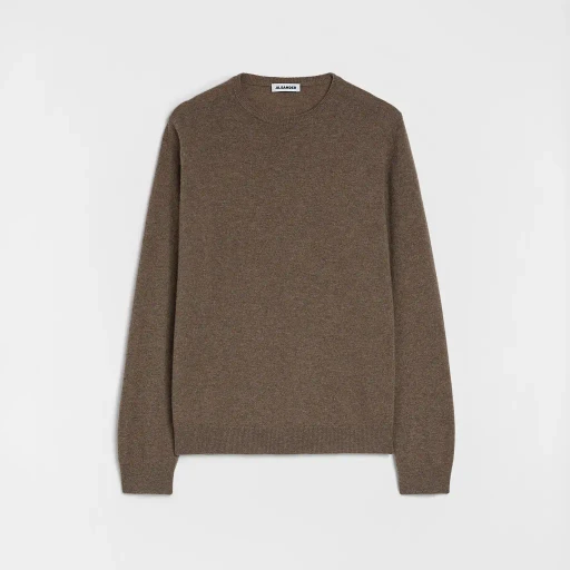 Wool Blend Crew-Neck Sweater
