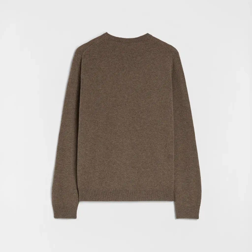 Wool Blend Crew-Neck Sweater