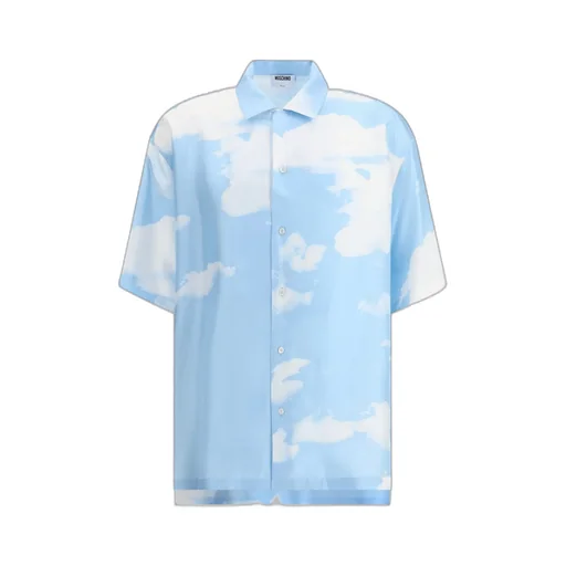 Moschino Cloud Printed Short-Sleeved Shirt