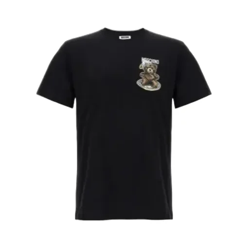 Moschino Logo Printed Crewneck T-Shirt