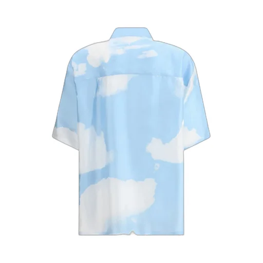 Moschino Cloud Printed Short-Sleeved Shirt