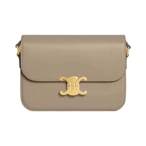 Classique Triomphe Bag In Shiny Calfskin