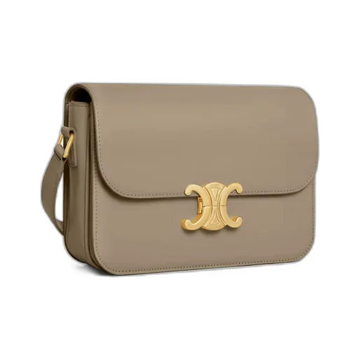 Classique Triomphe Bag In Shiny Calfskin