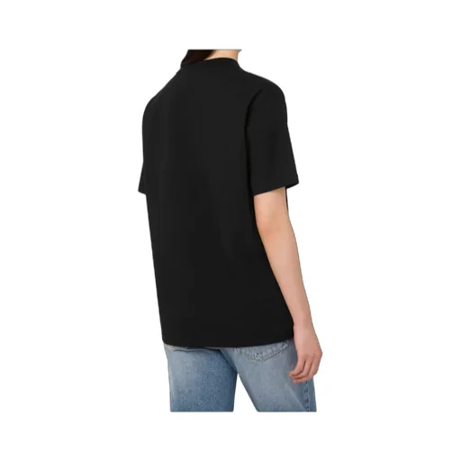 Moschino Teddy Bear T-Shirt In Organic Cotton Jersey Black