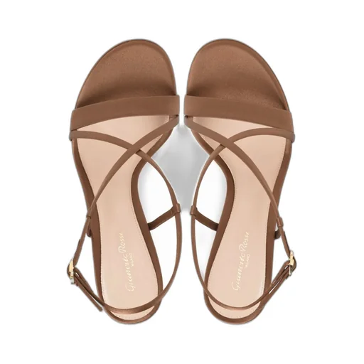 Slingback Cross-Strap Sandals