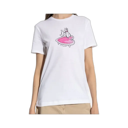 Ps Paul Smith Logo Printed Crewneck T-Shirt