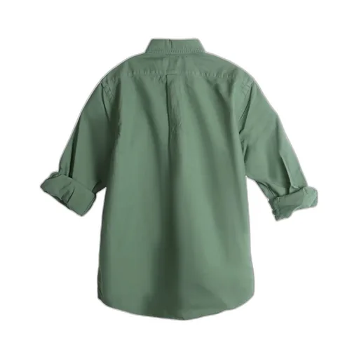 Long-Sleeve Cotton Shirt
