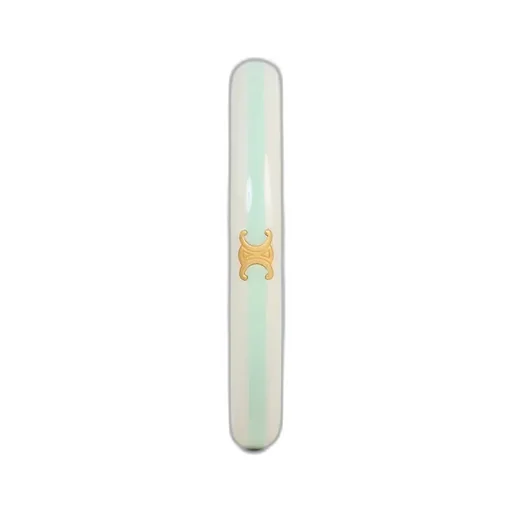 Celine Sorbet Bangle In Resin And Brass With Gold Finish
