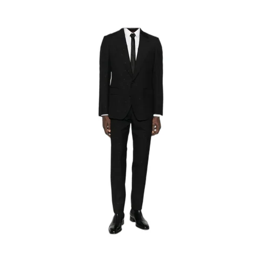 Dolce & Gabbana Logo Jacquard Tailored Suit