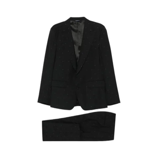 Dolce & Gabbana Logo Jacquard Tailored Suit