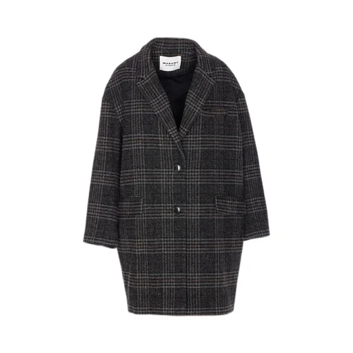 Isabel Marant ÉToile Limiza Checkered Coat