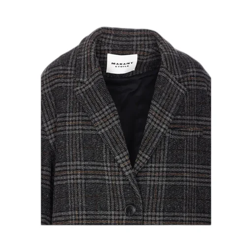 Isabel Marant ÉToile Limiza Checkered Coat