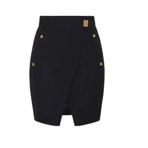 Elisabetta Franchi High-Waist Asymmetrical Skirt