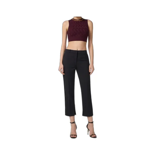 Elisabetta Franchi Lightweight CrÊPe Trousers
