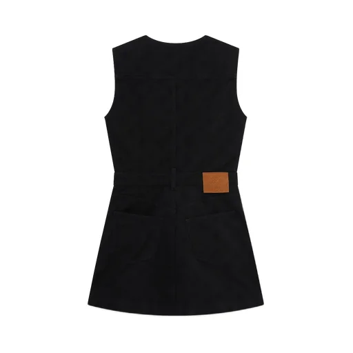 Zip-Pocket Mini Dress