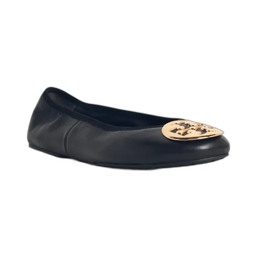 Tory Burch Logo Plaque Flat Shoes