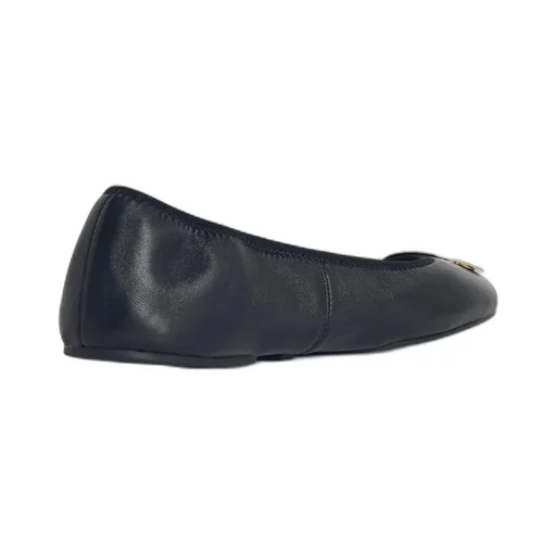 Tory Burch Logo Plaque Flat Shoes