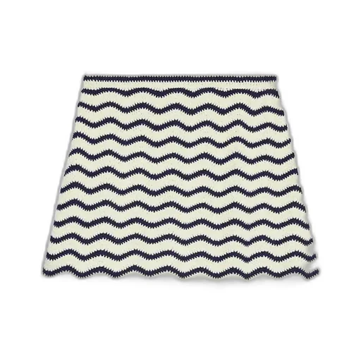 Mini Skirt In Crochet Cotton