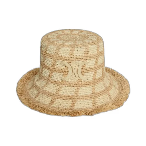 Triomphe Bob In Check Raffia