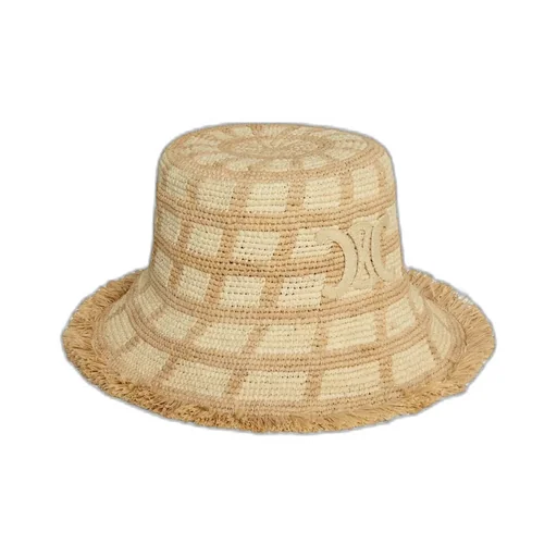 Triomphe Bob In Check Raffia