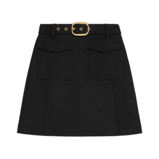 Mini Skirt In Mohair Wool