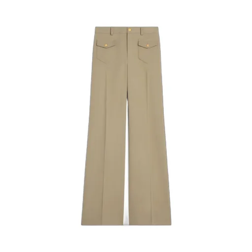 Pants In Cotton Gabardine