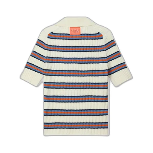 Kenzo Striped Knitted Polo