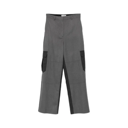Stella Mccartney Side Slit Straight-Leg Trousers