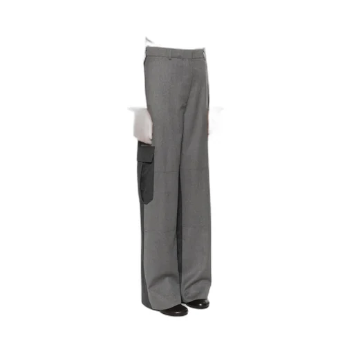 Stella Mccartney Side Slit Straight-Leg Trousers
