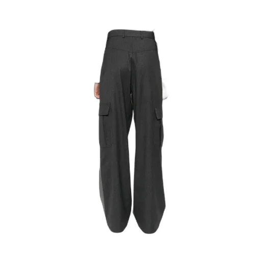 Stella Mccartney Side Slit Straight-Leg Trousers