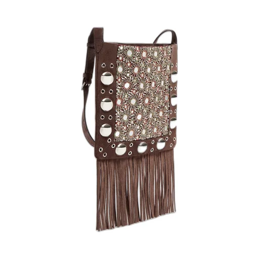 Valentino	NellcÔTe Fringed Edge Shoulder Bag