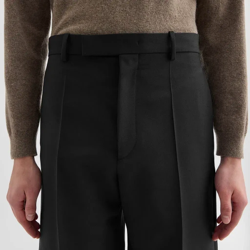 Wool Canvas Shorts