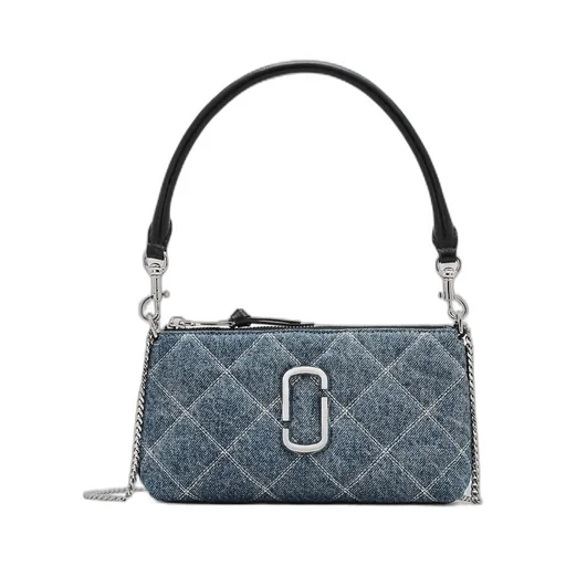 The Quilted Denim Utility Cross Body Bag