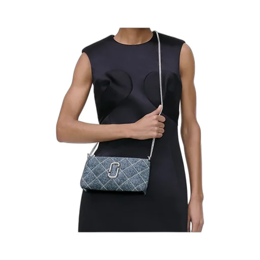The Quilted Denim Utility Cross Body Bag